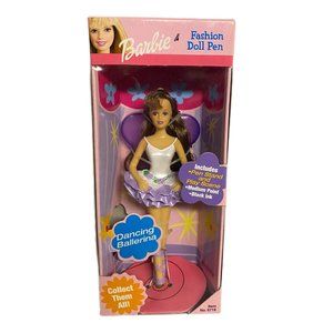 Barbie Fashion Doll Pen Dancing Ballerina Original Box Vintage 2001